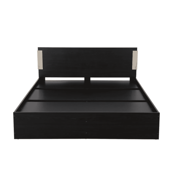 Ikkin Queen Size Bed in Brown & Sonoma Oak Finish by Fern India