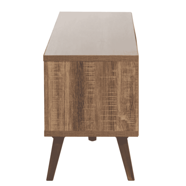 Iazukom Wide Tv Unit Cabinet in Oak Finish by Fern India