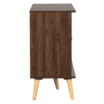 Okirik Cabinet with Two Drawers in Columbia Walnut Finish by Fern India