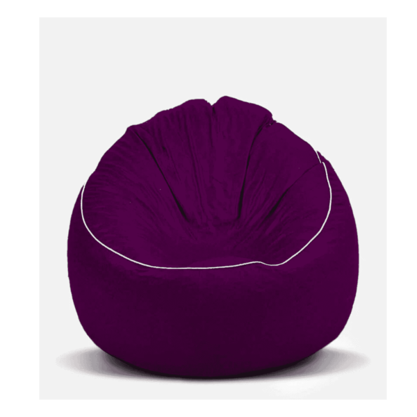 Addum XXXL Bean Bag Cover in Purple Colour by Fern India