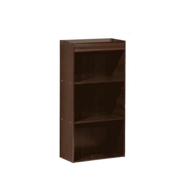 Ustet Queen Size Bed with Storage & Two Bedside Tables in Walnut Finish By Fern India