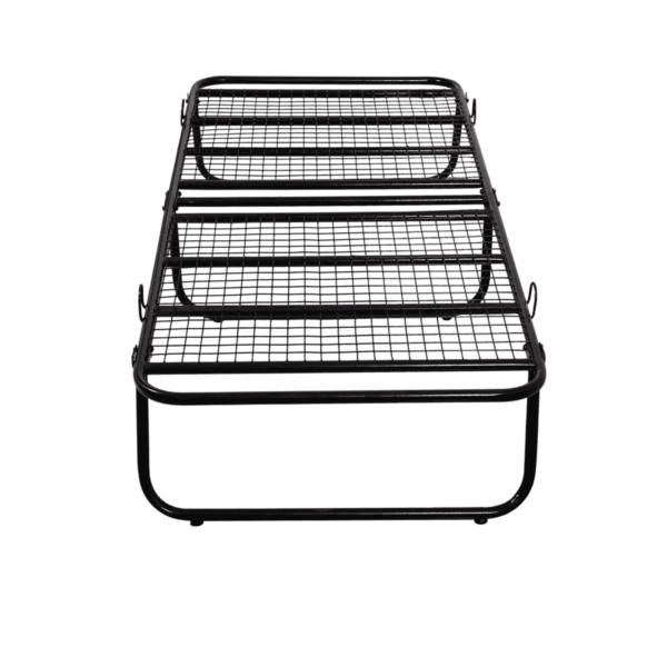 Remaerd Metallic Folding Bed in Black Colour by Fern India