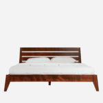 Sdeel Queen Size Bed In Dark Oak Finish By Fern India