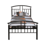 Flog Single Bed in Black Finish By Fern India