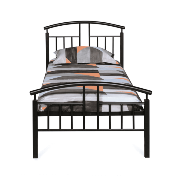 Flog Single Bed in Black Finish By Fern India