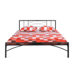Asru King Size Bed in Black Finish by Fern India