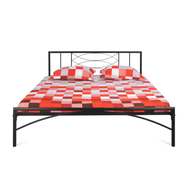 Asru King Size Bed in Black Finish by Fern India