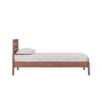 Sdeel Single Bed in Dark Oak Finish by Fern India