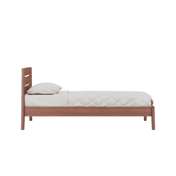 Sdeel Single Bed in Dark Oak Finish by Fern India