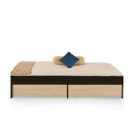 Egroeg Single Bed with Storage in Wenge Finish by Fern India