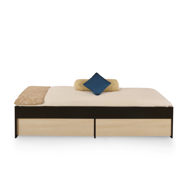 Egroeg Single Bed with Storage in Wenge Finish by Fern India