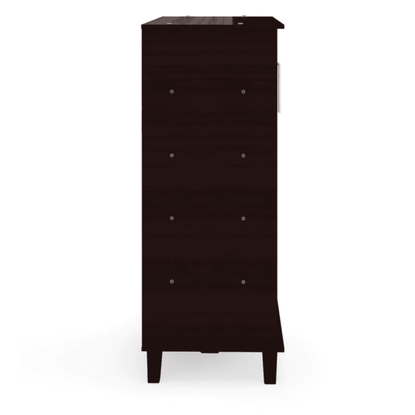 Yriak2 Door Shoe Cabinet in Wenge Finish by Fern India
