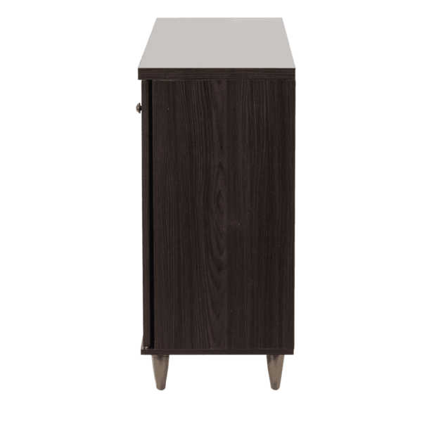 Ikik 3 Door Shoe Rack in Wenge Finish by Fern India