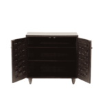 Ikik 2 Door Shoe Rack in Wenge Finish by Fern India