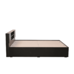 Akron Queen Size Bed with Box Storage in Wenge Finish - Mintwud by Fern India