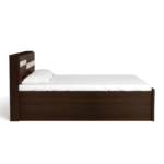 Atuoyr Queen Size Bed with Storage in Wenge Finish By Fern India