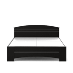 Omsok Maxima Queen Bed in Natural Wenge Finish by Fern India