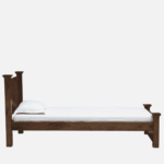 Zurc Solid Wood Single Bed in Provincial Teak Finish By Fern India