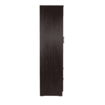 Ner 3 Door Wardrobe with External Drawers in Wenge Finish by Fern India