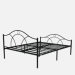 Akillatem Bari Queen Size Bed in Black Finish by Fern India