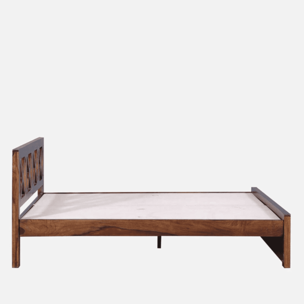 Oznerol Solid Wood Single Bed in Provincial Teak Finish By Fern India