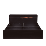 Lriws Queen Size Bed with Storage in Denver Oak Finish by Fern India