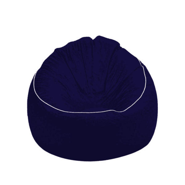 Addum XXXL Bean Bag Cover in Navy Blue Colour by Fern India