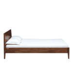 Dipar Solid Wood Queen Size Bed in Provincial Teak Finish By Fern India