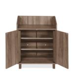 Eza Shoe Cabinet in Walnut Finish by Fern India