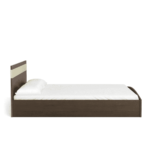 Neboj Queen Size Bed in Brown & Sonoma Oak Finish By Fern India