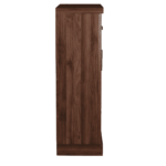 Anmak Two Door Shoe Rack in Walnut Finish by Fern India