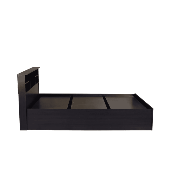 Ayot Queen Size Bed with Storage in Walnut Finish By Fern India