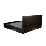 Iroak King Size Bed with Storage in Wenge Finish By Fern India
