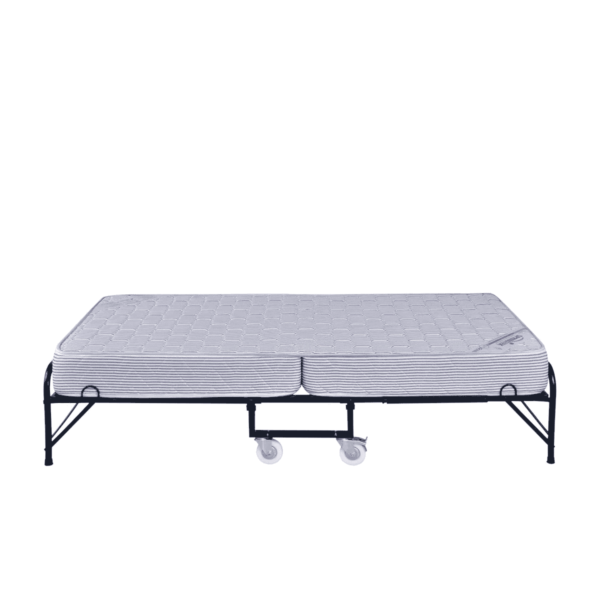 Yawa llor Folding Space Saving Bed with Free 6 Inch Foam Mattress by Fern India