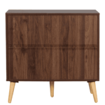 Okirik Cabinet with Two Drawers in Columbia Walnut Finish by Fern India