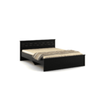 Lavinrac Queen Size Bed in Wenge Finish by Fern India