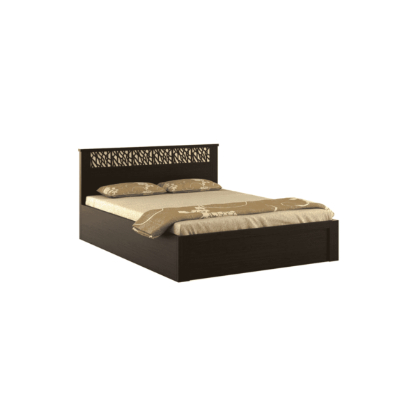 Omsok Weave King Size Bed with Storage in Vermount Finish By Fern India