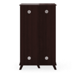 Ajunad 2 Door Tall Shoe Cabinet in Wenge Finish by Fern India