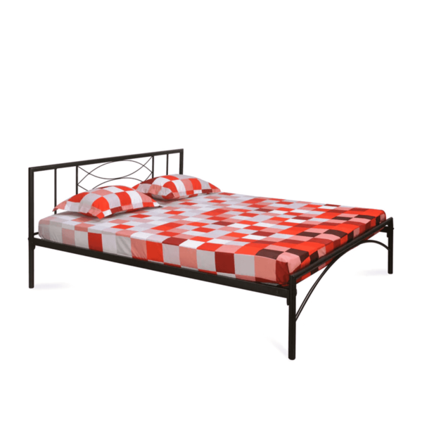 Asru King Size Bed in Black Finish by Fern India