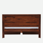 Ruges Solid Wood King Size Bed with Storage in Honey Oak Finish By Fern India