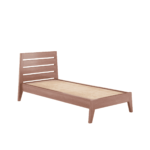 Sdeel Single Bed in Dark Oak Finish by Fern India