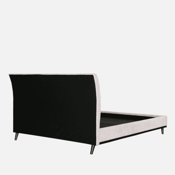 Osnola Upholstered Queen Size Bed in Beige Colour By Fern India