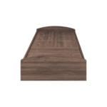 Nosidda Single Bed with Storage in Walnut Finish by Fern India