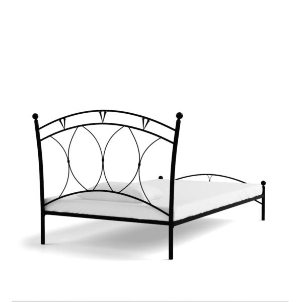 Ardyh Single Bed in Black Finish by Fern India