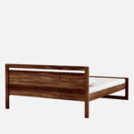 Naiva Solid Wood Queen Size Bed in Provincial Teak Finish By Fern India