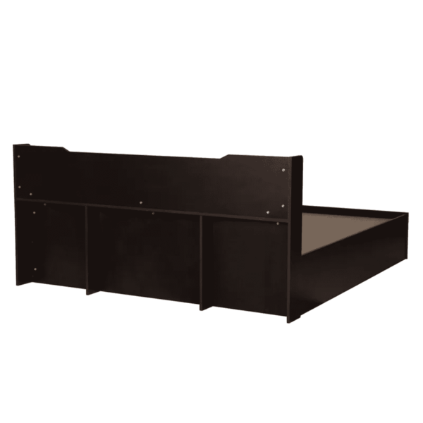 Lapoc Queen size Bed with Box Storage in Wenge Finish by Fern India