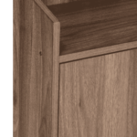 Eza Shoe Cabinet in Walnut Finish by Fern India