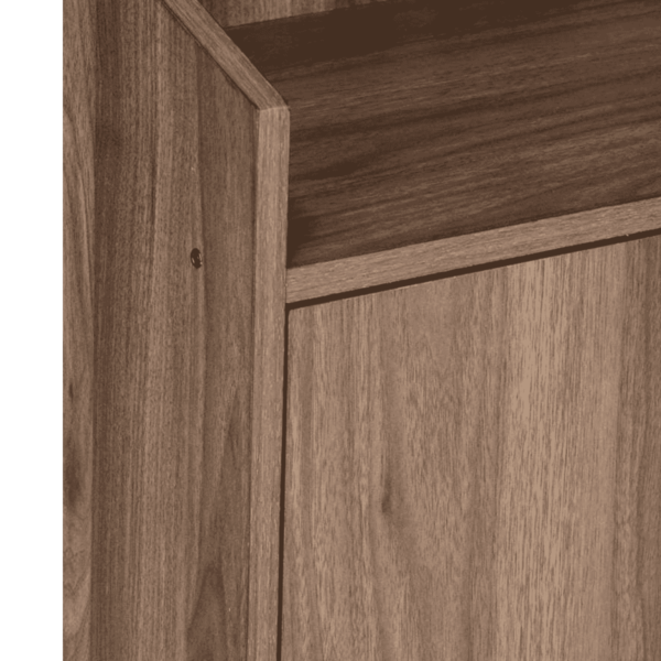 Eza Shoe Cabinet in Walnut Finish by Fern India