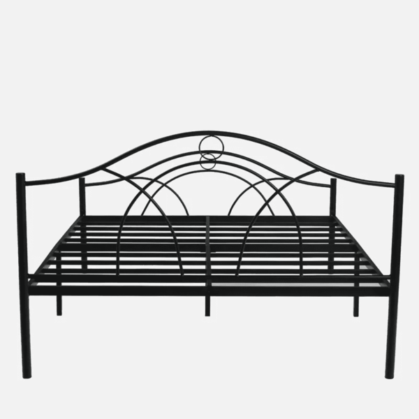Akillatem Bari Queen Size Bed in Black Finish by Fern India