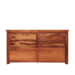 Aihpos King Bed With Box Storage in Walnut Colour by Fern India